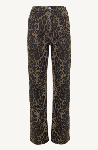 Wide Leg Leopard Jeans Stacey